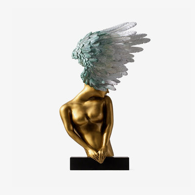 Caelvian  Winged Bust Sculpture