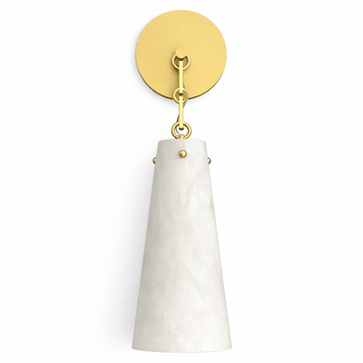 Alborelle Tapered Alabaster Wall Sconce
