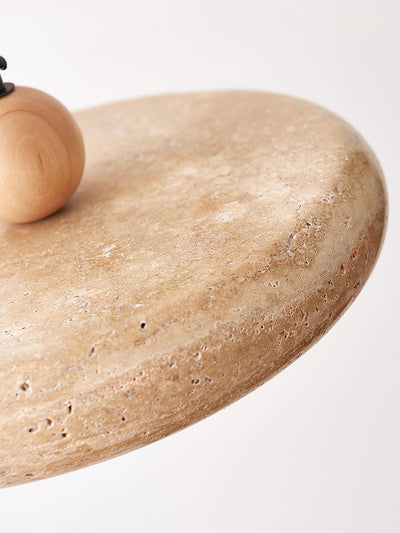 Noraraine Minimalist Travertine Pendant Light