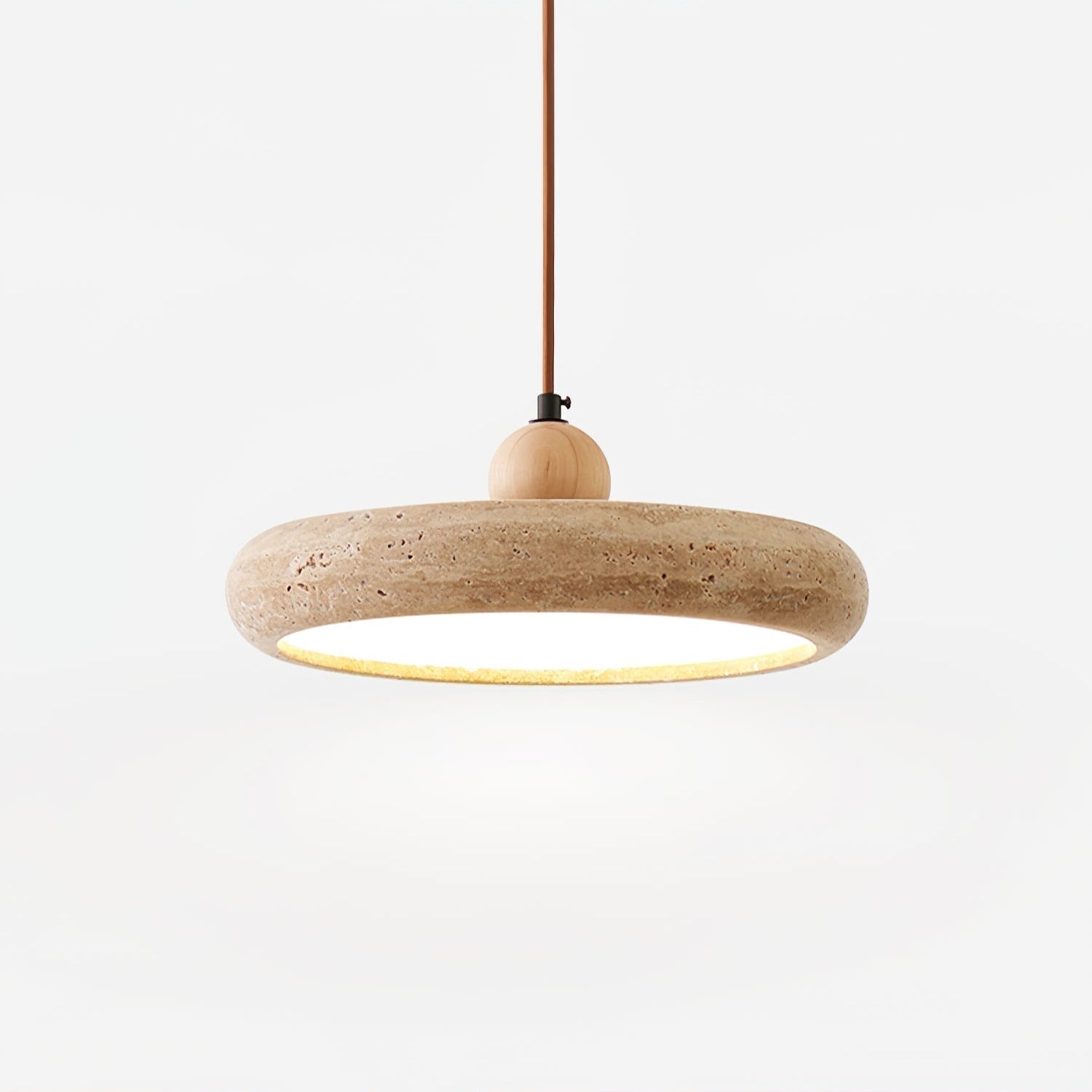 Noraraine Minimalist Travertine Pendant Light