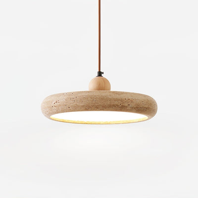 Noraraine Minimalist Travertine Pendant Light