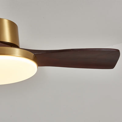 Xen Modern Wood Ceiling Fan Light