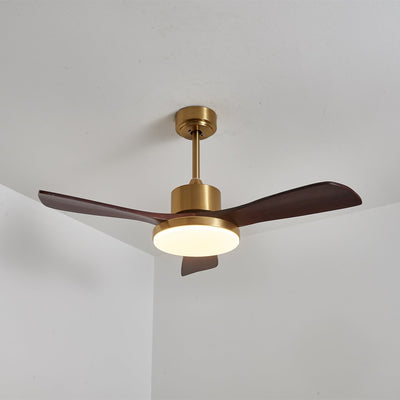 Xen Modern Wood Ceiling Fan Light