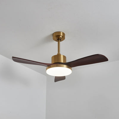 Xen Modern Wood Ceiling Fan Light