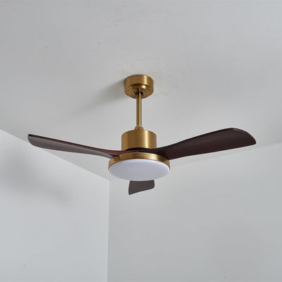 Xen Modern Wood Ceiling Fan Light