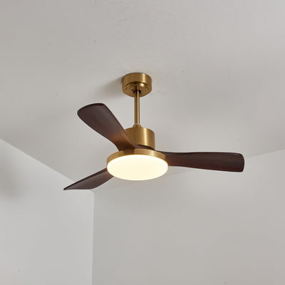 Xen Modern Wood Ceiling Fan Light