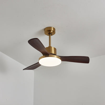 Xen Modern Wood Ceiling Fan Light