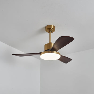 Xen Modern Wood Ceiling Fan Light