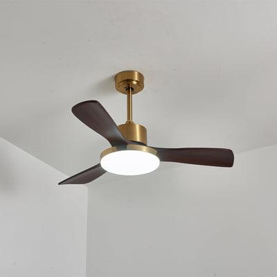 Xen Modern Wood Ceiling Fan Light