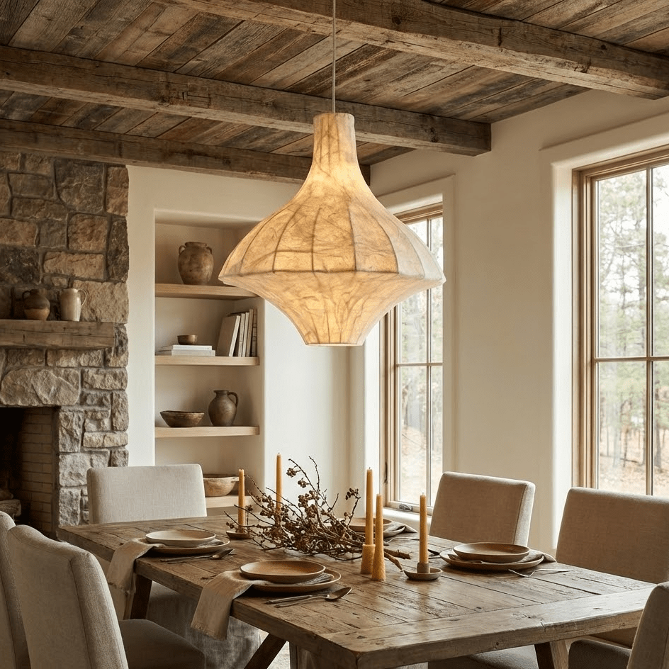 Aurielle Silk Pavilion Pendant Lamp