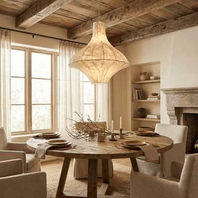 Aurielle Silk Pavilion Pendant Lamp