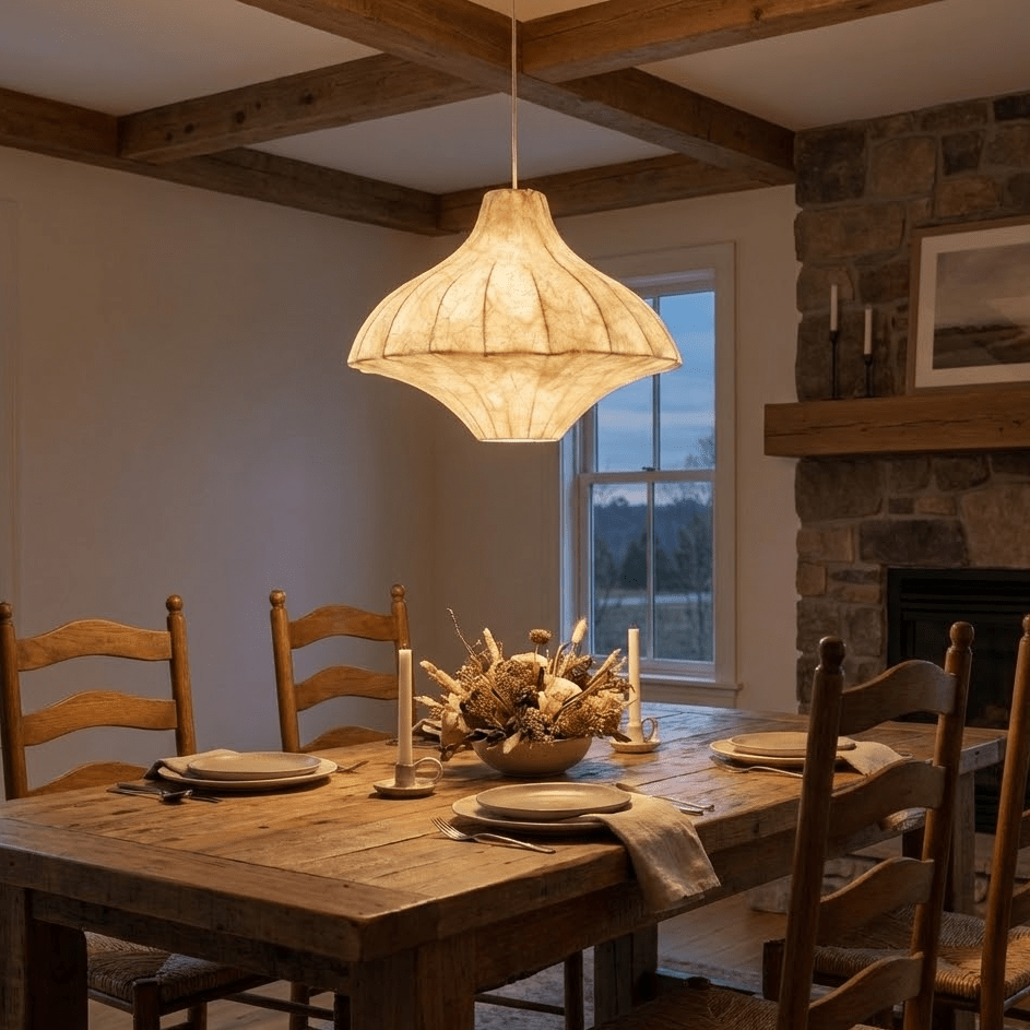 Aurielle Silk Pavilion Pendant Lamp
