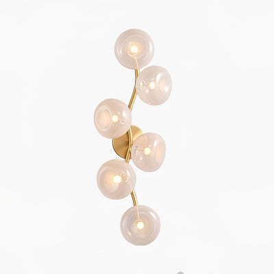 Velarina Wall Lamp Vine Nordic Art Glass Metal