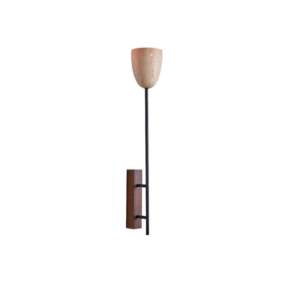 Kvennuvyo Modern Minimalist Walnut Metal Wood Wall Lamp