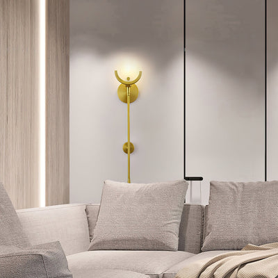 Lumibrook Cradle Alabaster Globe Indoor Wall Light