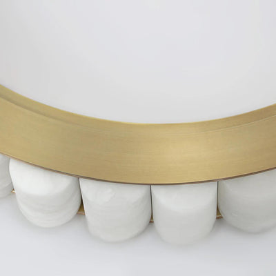 Sifuvyh Postmodern Luxury Stainless Alabaster Chandelier