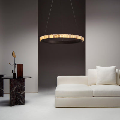 Sifuvyh Postmodern Luxury Stainless Alabaster Chandelier