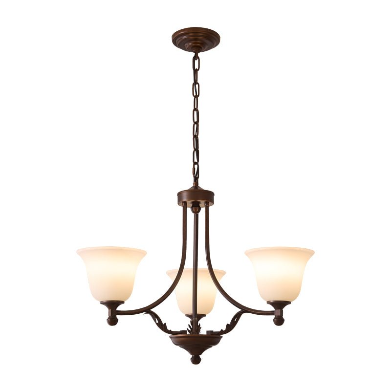 Elorira Traditional Elegance Bloom Glass Chandelier