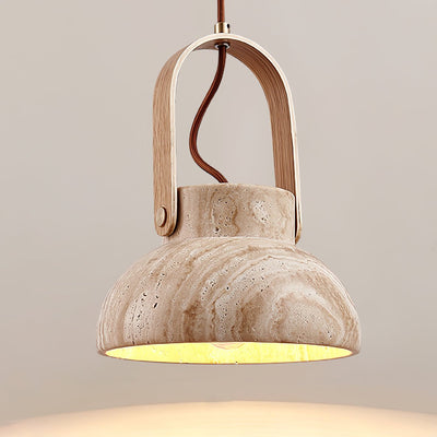 Frix Travertine Pendant Light