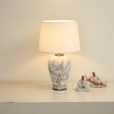 Wrenmark Floral Ceramic Table Lamp
