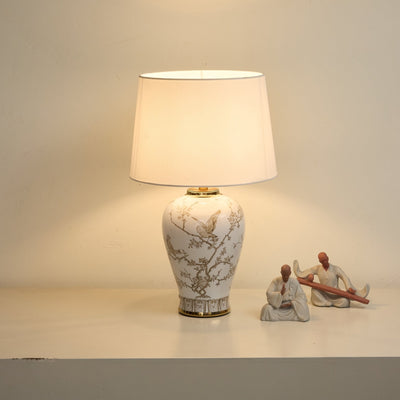 Wrenmark Floral Ceramic Table Lamp