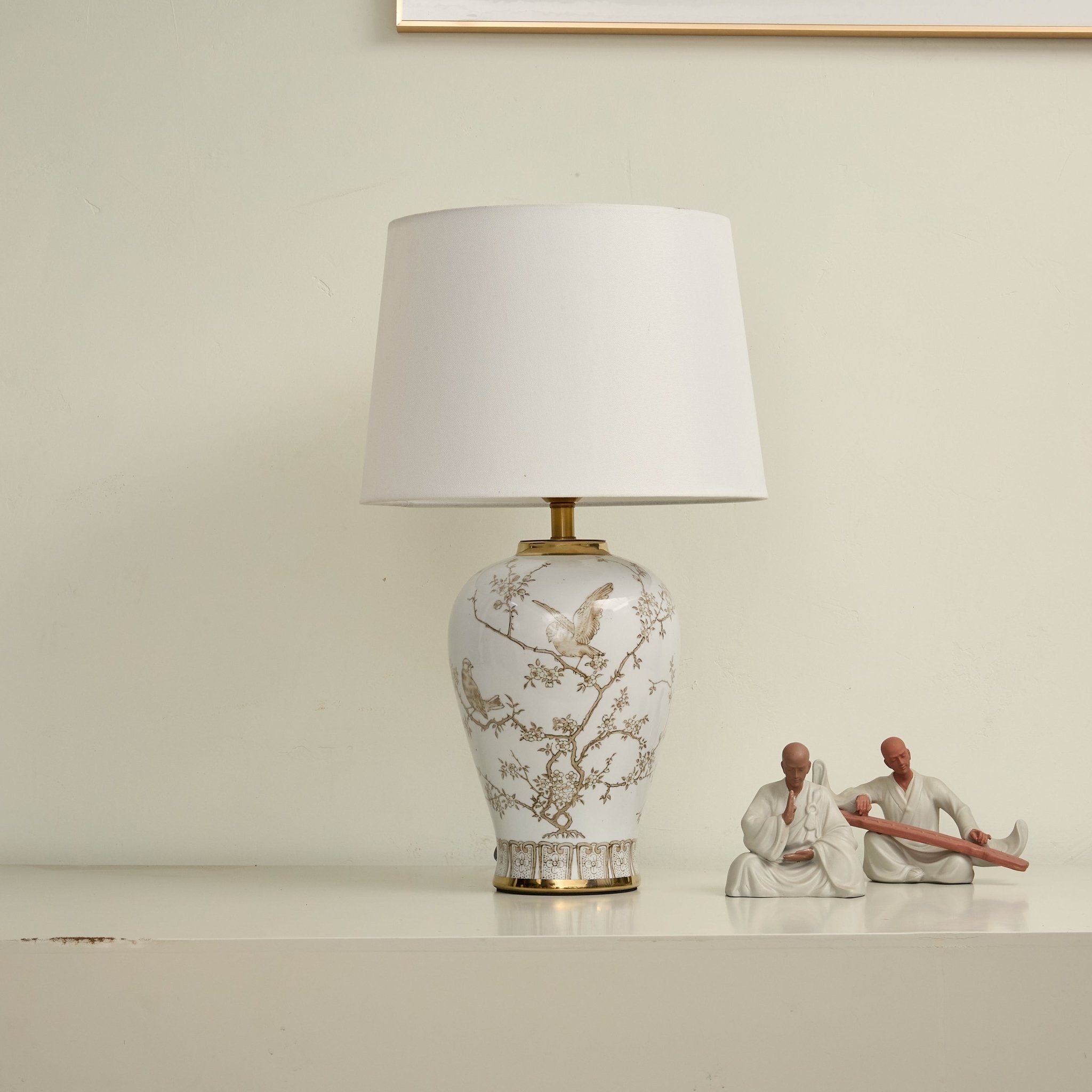 Wrenmark Floral Ceramic Table Lamp