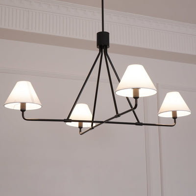 Vase Chandelier Cone Shade Minimalist