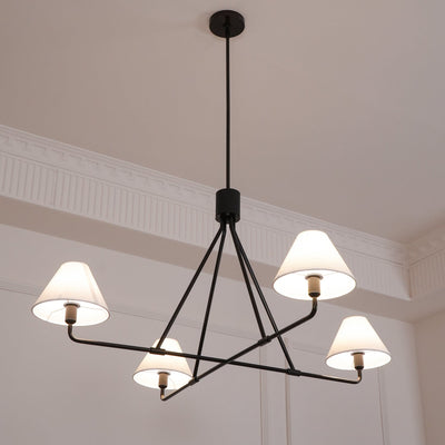 Vase Chandelier Cone Shade Minimalist