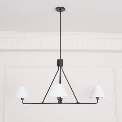Vase Chandelier Cone Shade Minimalist