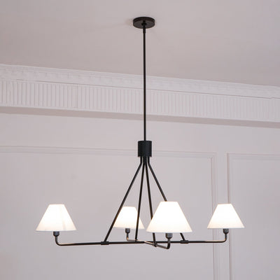 Vase Chandelier Cone Shade Minimalist