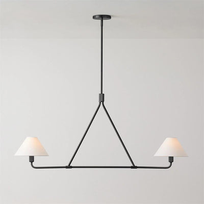 Vase Chandelier Cone Shade Minimalist