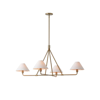 Vase Chandelier Cone Shade Minimalist