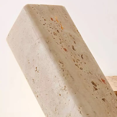Esorora Rectangular Travertine Wall Light