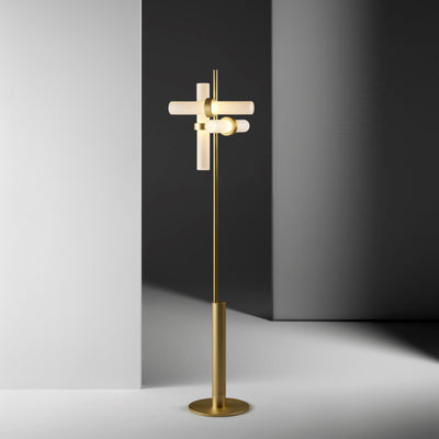 Munell Black Acrylic Floor Lamp