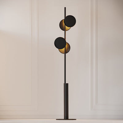 Munell Black Acrylic Floor Lamp