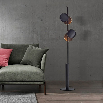 Munell Black Acrylic Floor Lamp