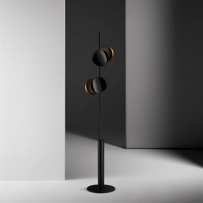 Munell Black Acrylic Floor Lamp