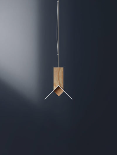 Linea Minimalist Wooden Pendant Light