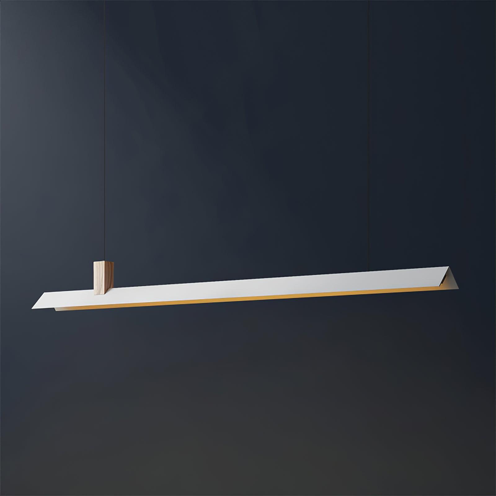 Linea Minimalist Wooden Pendant Light