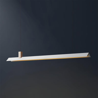 Linea Minimalist Wooden Pendant Light
