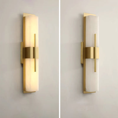Vellmure Twin Alabaster Sconce