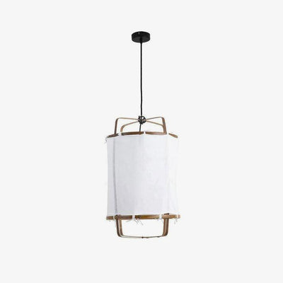 Arioelia Pendant Lamp Bamboo Shade for Living Room