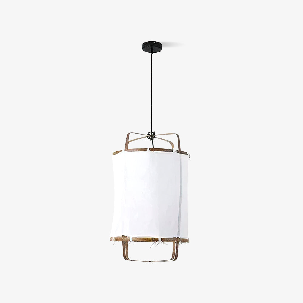 Arioelia Pendant Lamp Bamboo Shade for Living Room