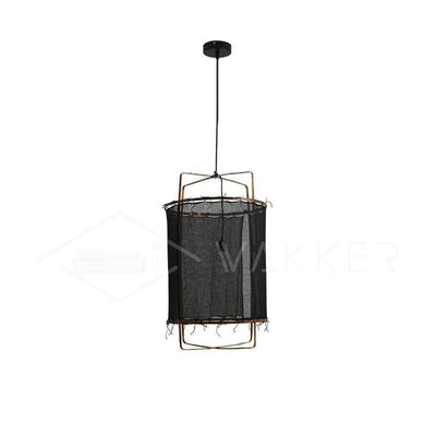 Arioelia Pendant Lamp Bamboo Shade for Living Room
