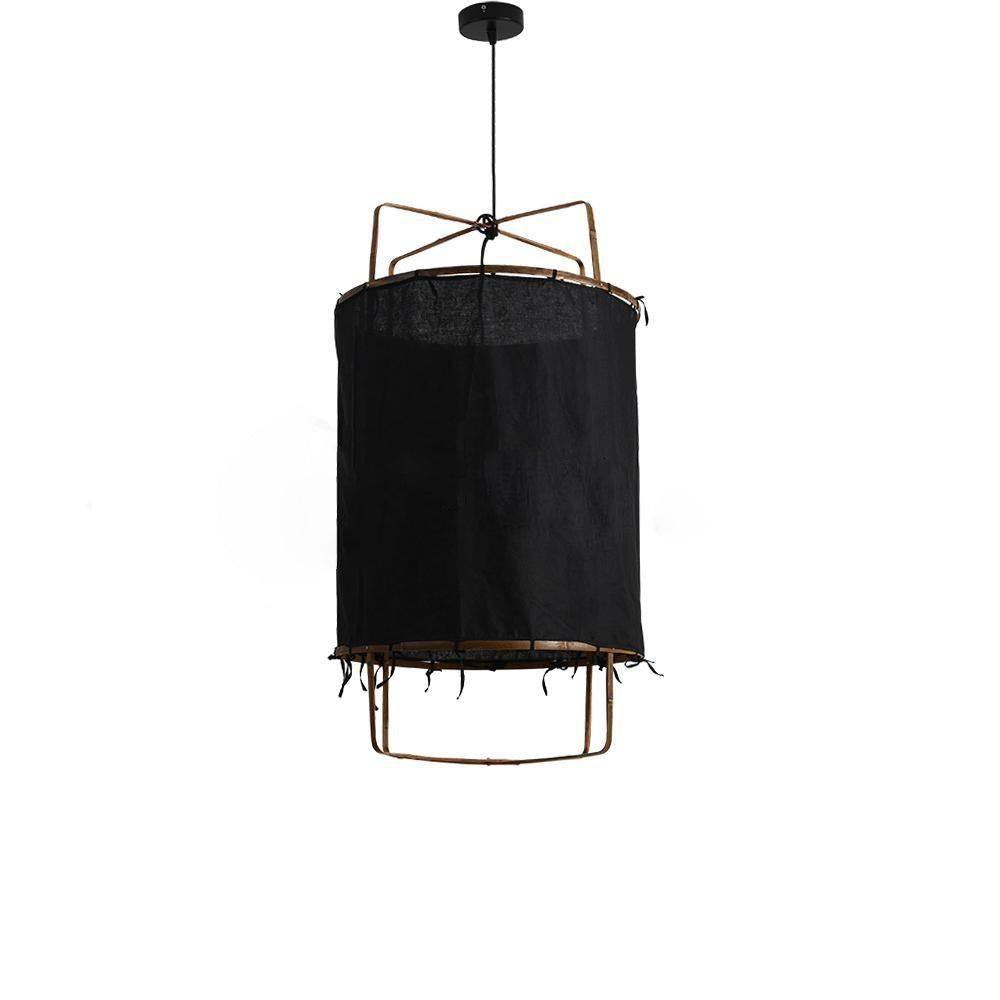 Arioelia Pendant Lamp Bamboo Shade for Living Room