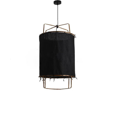 Arioelia Pendant Lamp Bamboo Shade for Living Room