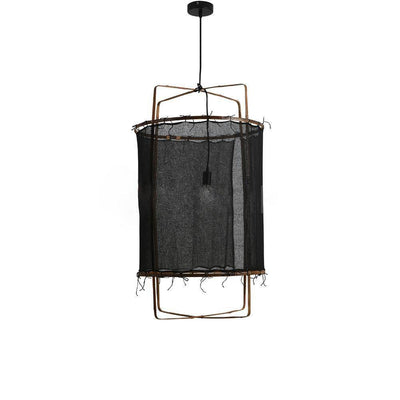 Arioelia Pendant Lamp Bamboo Shade for Living Room