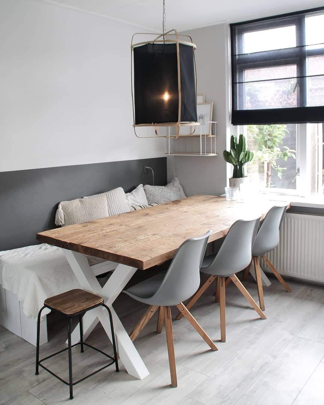Arioelia Pendant Lamp Bamboo Shade for Living Room