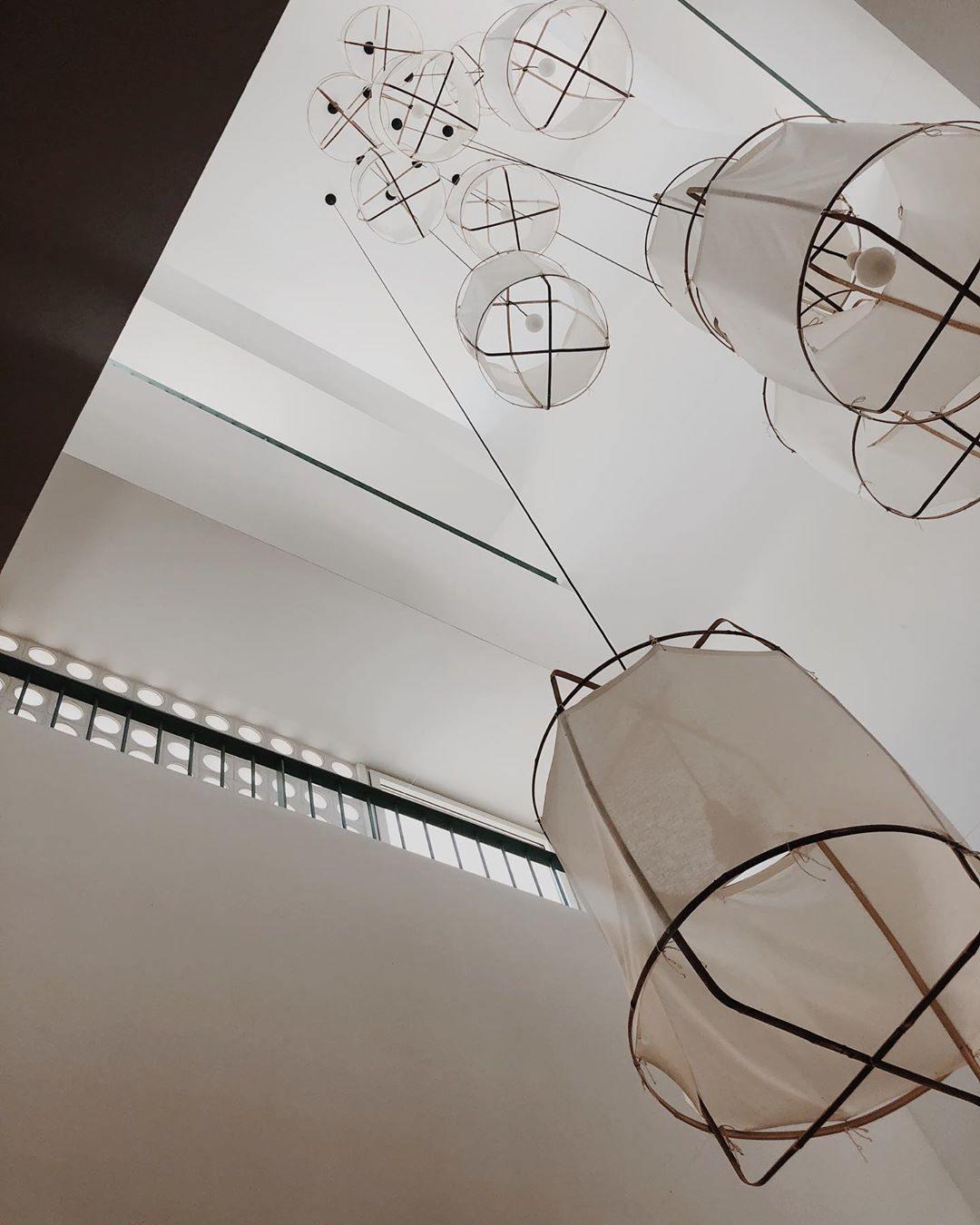 Arioelia Pendant Lamp Bamboo Shade for Living Room