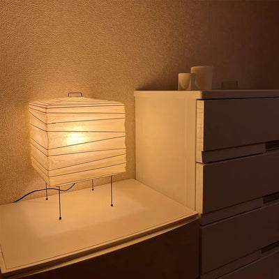 Mith Paper Oriental Table Lamp